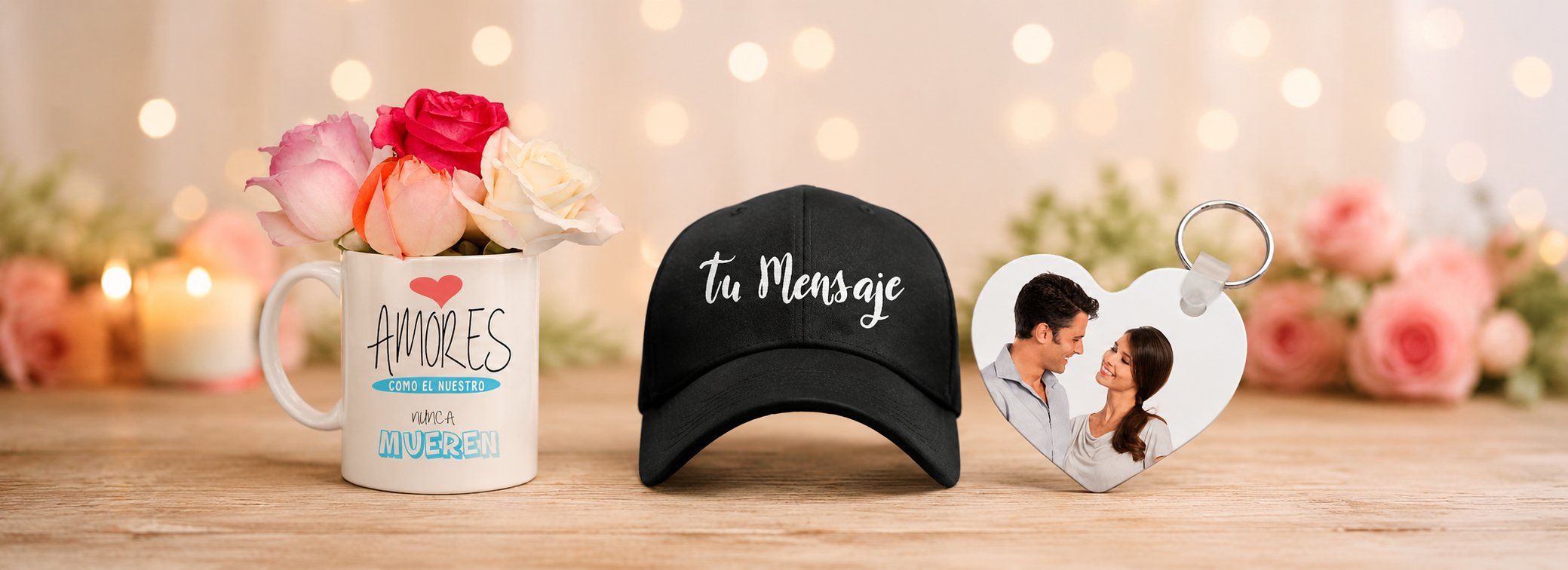 Set de Regalo Personalizado: crea un detalle único para sorprender a quien más quieres.